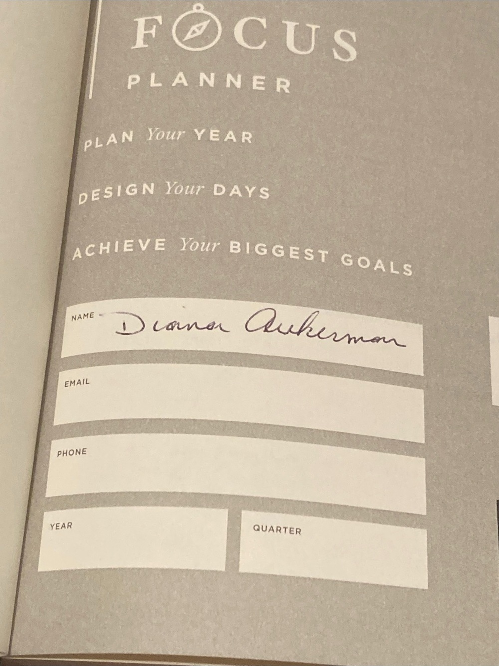 FULL FOCUS PLANNER Michael Hyatt Black Journal Plan Your Year, Design Your Days - Picture 7 of 9